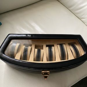 Leather box for watch